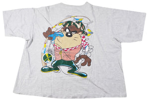 Vintage Looney Tunes 1994 Bugs Bunny & Taz Fishing Shirt Size X-Large(wide)