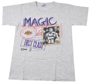 Vintage Los Angeles Lakers 1990 Magic Johnson Shirt Size Small