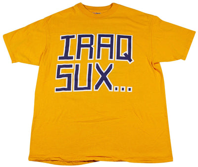 Vintage Iraq Sux... So Does LSU! Shirt Size X-Large