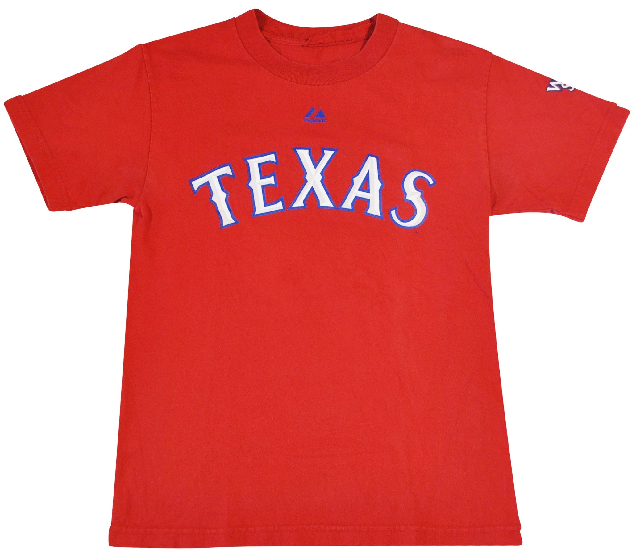 Josh Hamilton Texas Rangers Men's Red Roster Name & Number T-Shirt 