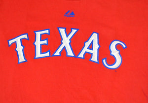 Vintage Texas Rangers Josh Hamilton 2010 World Series Shirt Size Small