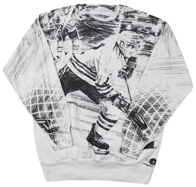 Vintage 90s Hockey Sweatshirt Size Medium