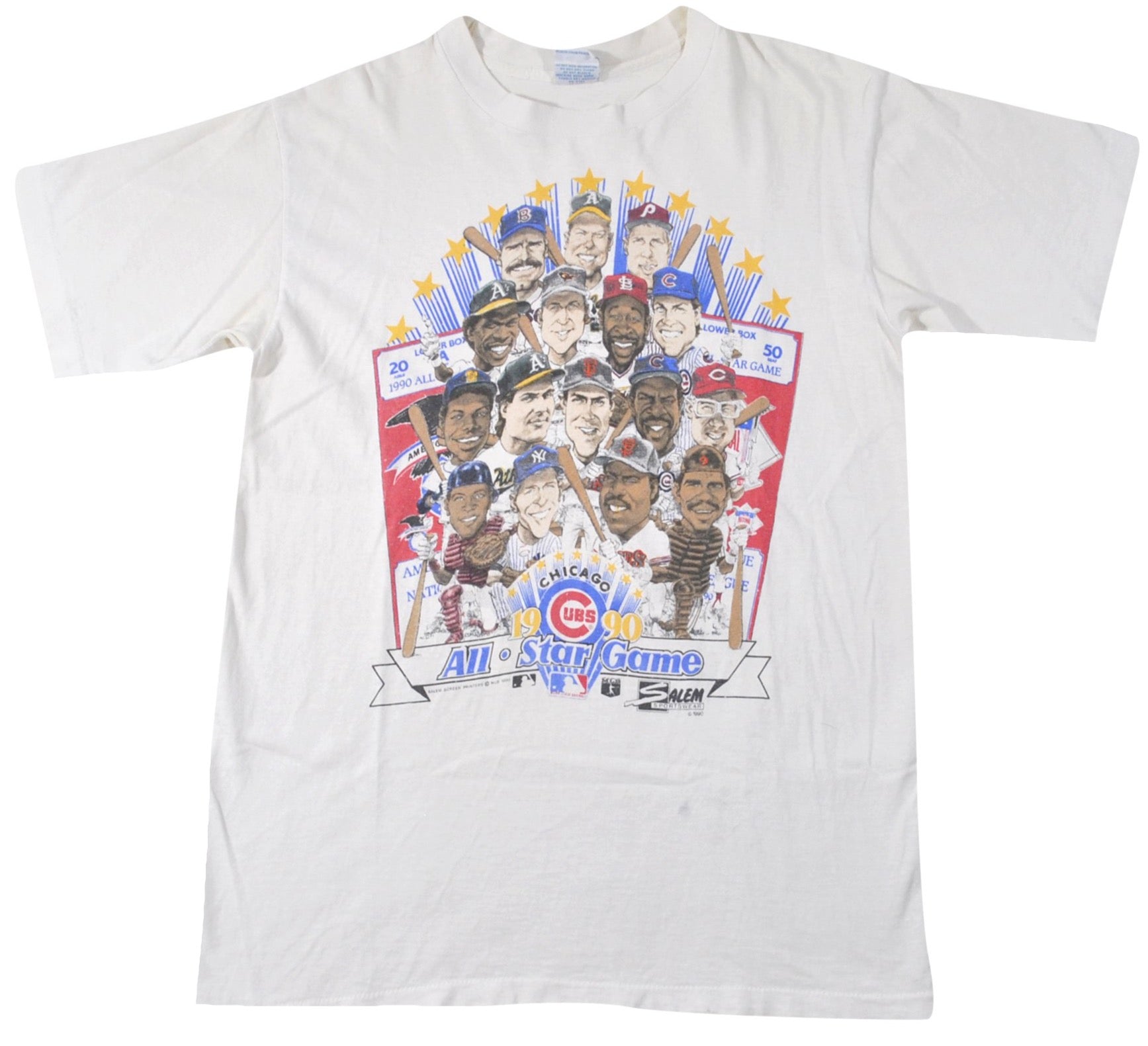 Vintage 1990 MLB All Star Game Salem Sportswear Shirt Size Large –  Yesterday's Attic