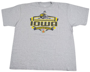 Vintage Iowa Hawkeyes 2010 Orange Bowl Shirt Size Large