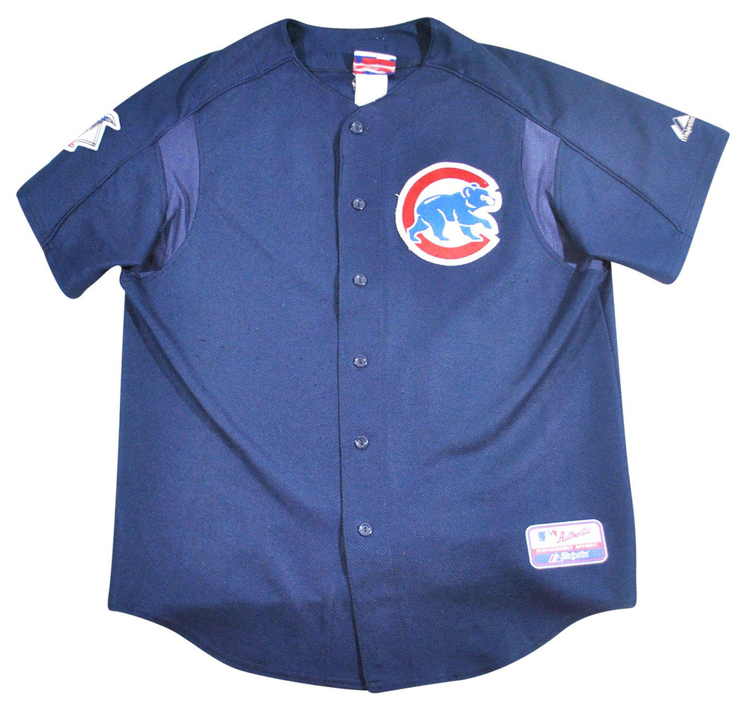 MLB, Shirts, Vintage Chicago Cubs Mlb Blue Old Style Beer Jersey Shirt Xl