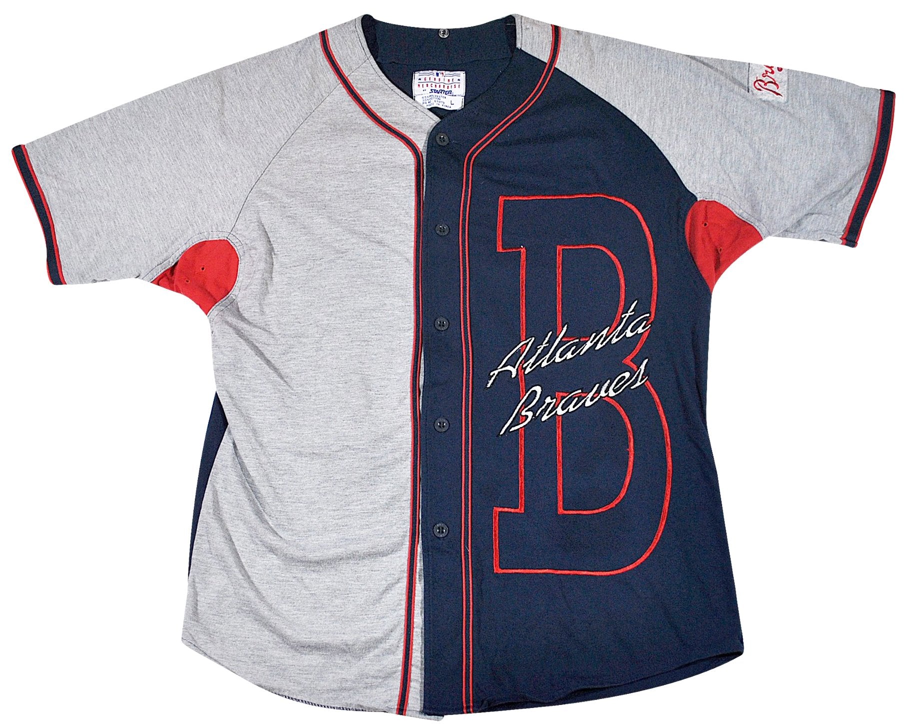 Vintage Atlanta Braves Starter Brand Jersey Size Large – Yesterday's Attic
