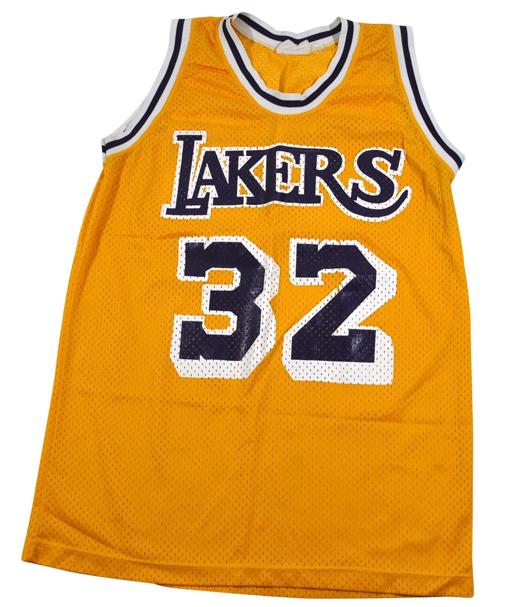 LeBron James Los Angeles Lakers Throwback White Jersey