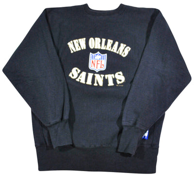 Vintage New Orleans Saints Champion Brand Reverse Weave Sweatshirt Size Medium
