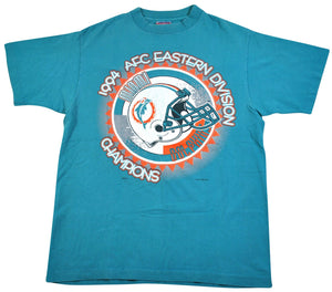 Vintage Miami Dolphins 1994 Division Champions Shirt Size Large