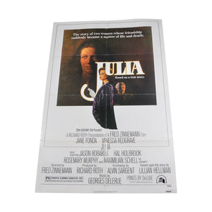 Vintage Julia 1977 Movie Poster