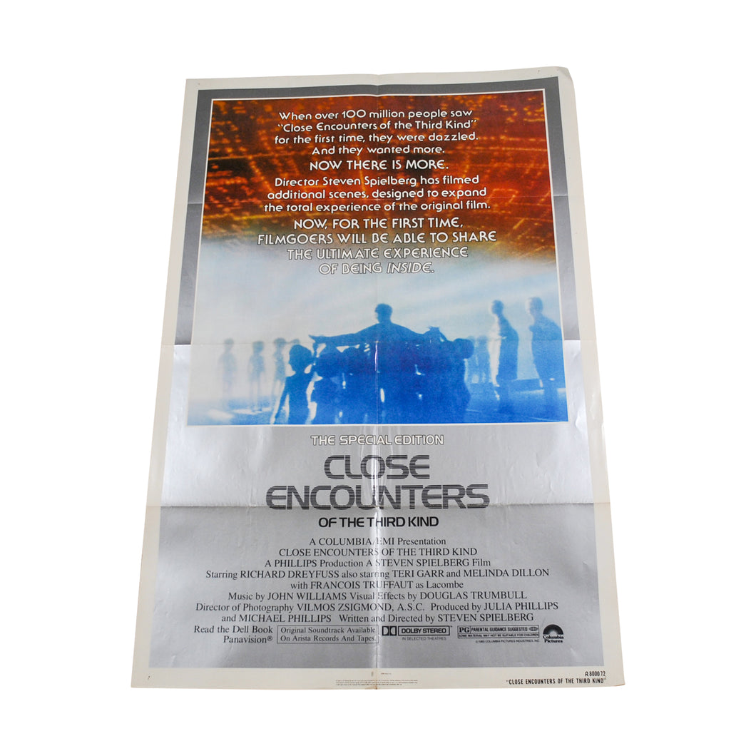 Vintage Close Encounters of the Third Kind 1977 Movie Poster