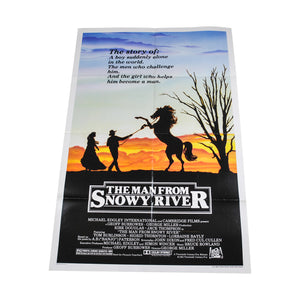 Vintage The Man From Snowy River 1982 Movie Poster