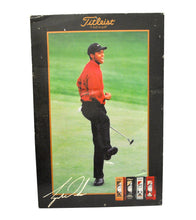 Vintage Titleist Tiger Woods Masters Foam Board Picture