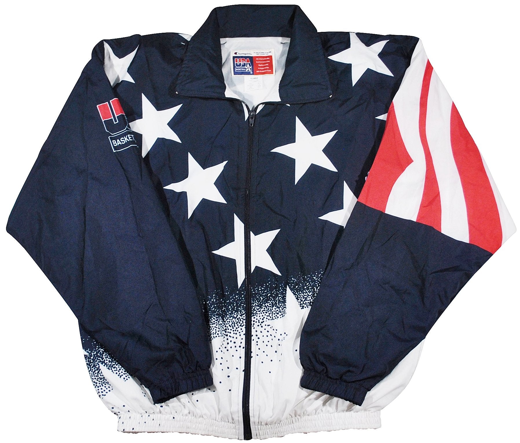 Vintage USA Olympic Basketball Champion Brand Jacket Size X-Large 