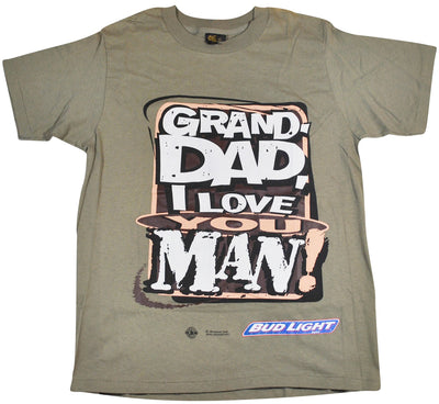 Vintage Bud Light 1996 Grand-Dad, I Love You Man! Shirt Size Large