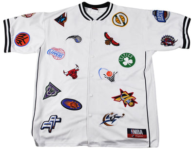 Vintage NBA Button Jersey Shirt Size X-Large
