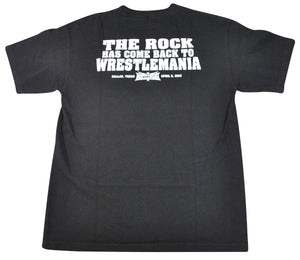 The Rock Wrestlemania 2016 Shirt Size Medium