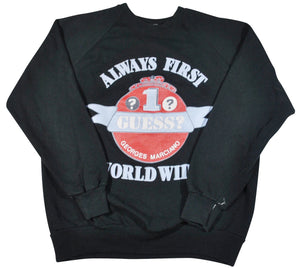 Vintage Guess World Wide Sweatshirt Size Medium