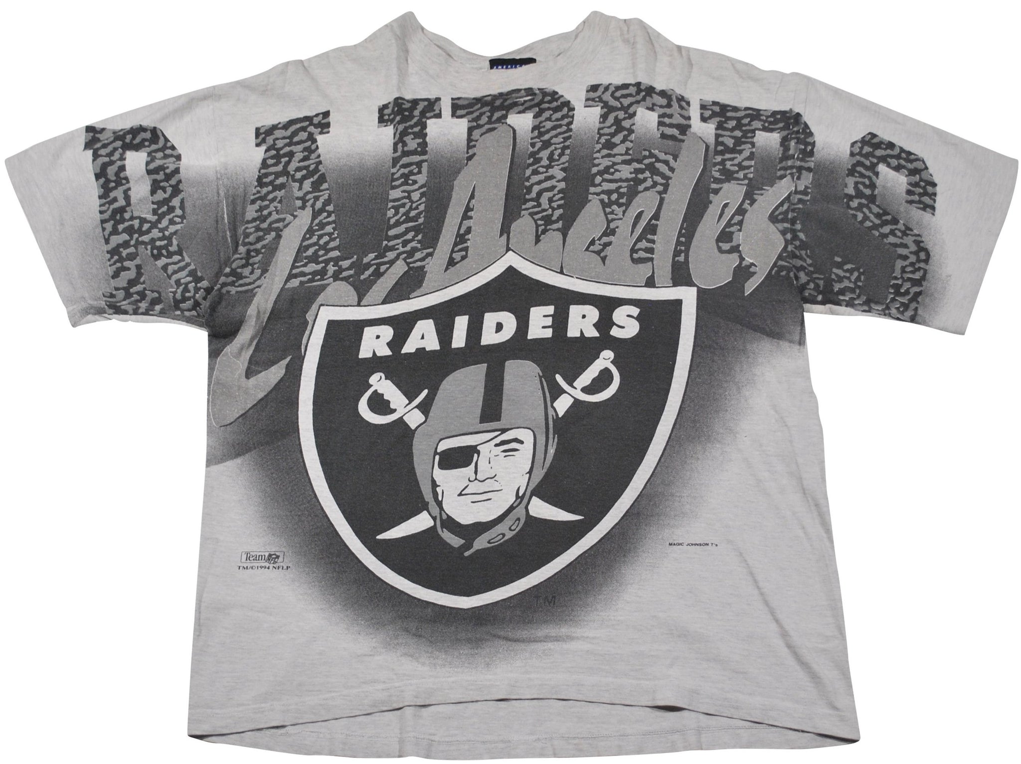 Vintage Los Angeles Raiders 1994 Magic Johnson Brand Shirt Size