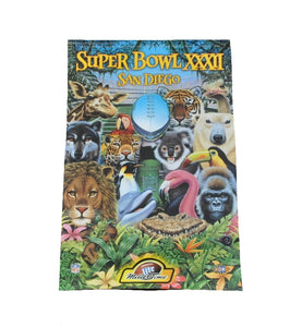 Vintage Miller Lite Super Bowl XXXII San Diego Poster