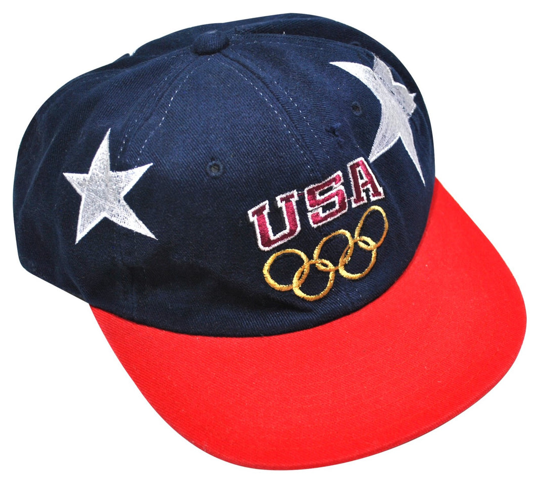 Vintage Champion Brand USA Olympics Snapback