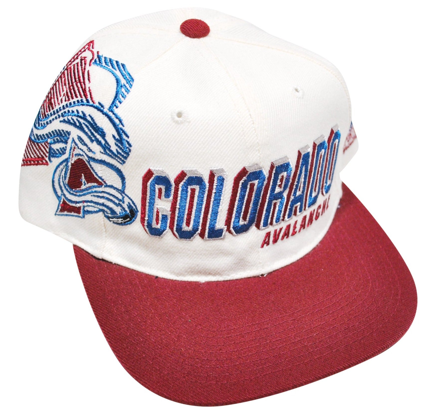 RARE Vintage Colorado Avalanche Starter Snapback Hat Cap - Please Look &  Read!