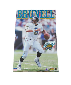 Vintage Jacksonville Jaguars 1997 Mark Brunell Poster