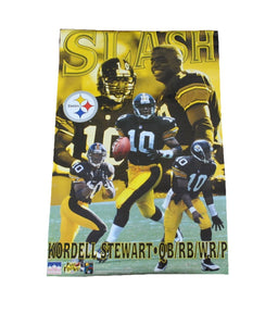 Vintage Pittsburgh Steelers 1997 Kordell Stewart Poster