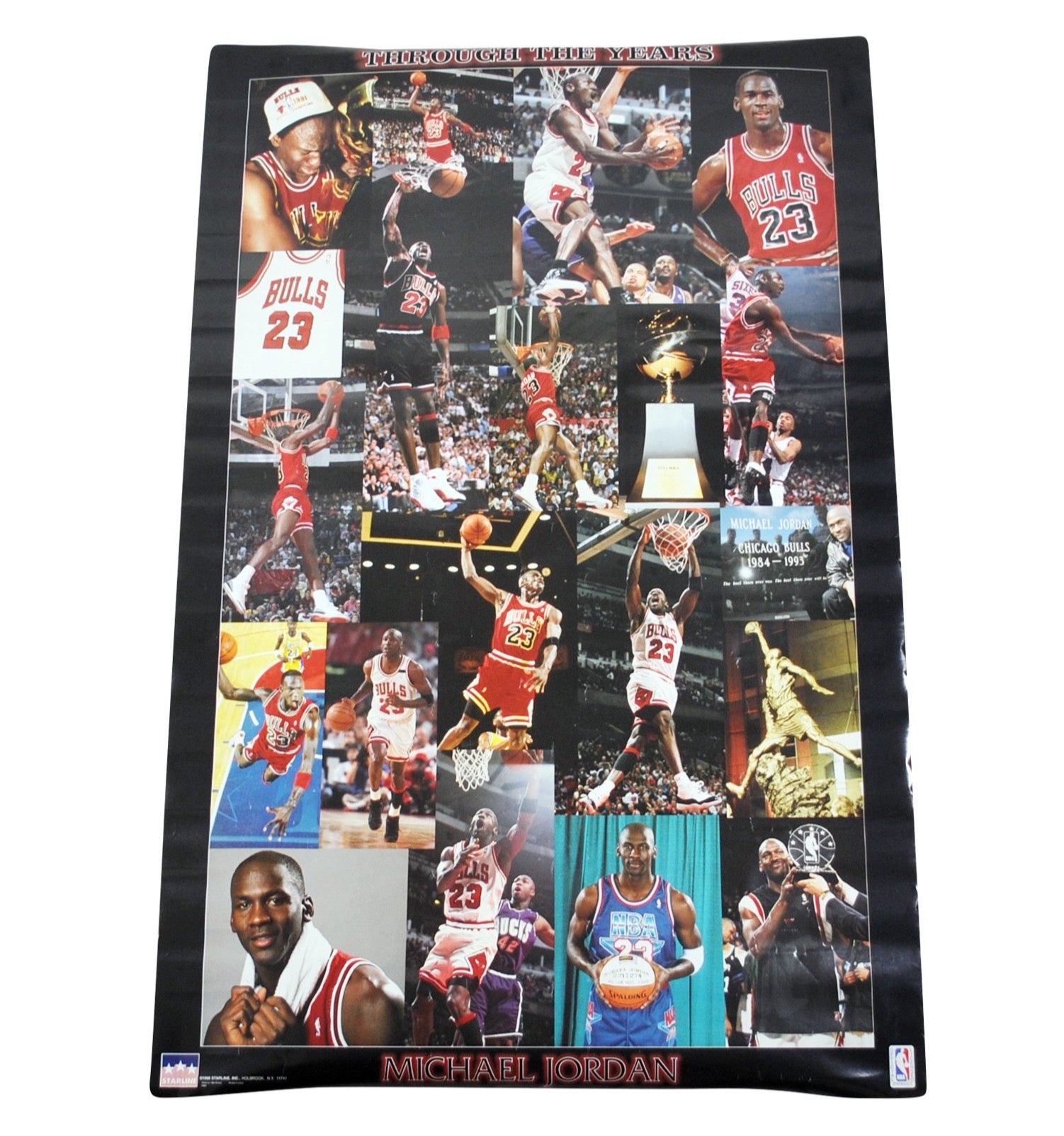 Vintage Michael Jordan 90s Through The Years Poster – Yesterday's Attic