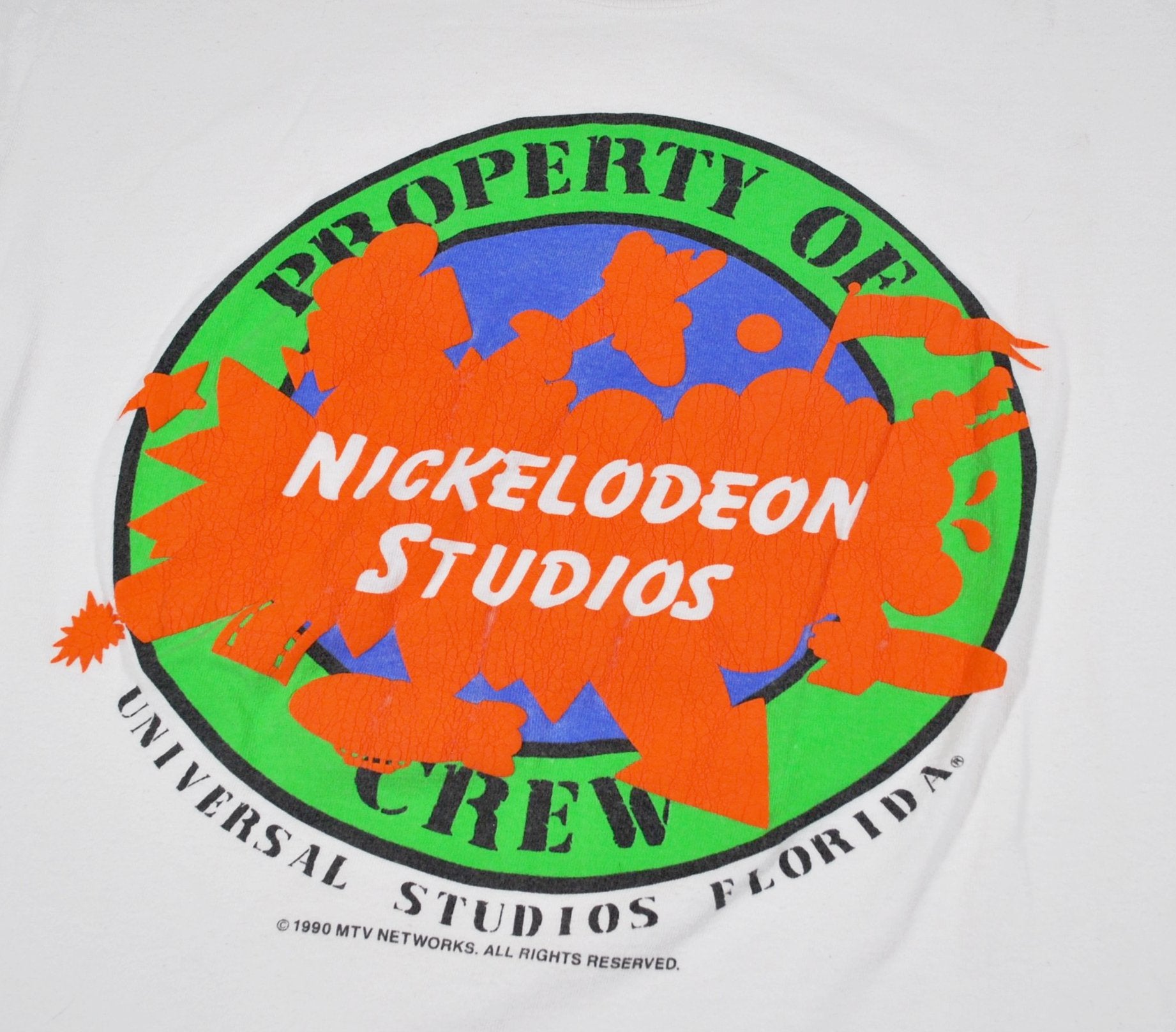 Vintage Nickelodeon Studios 1990 Shirt Size Large – Yesterday's Attic