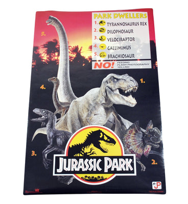 Vintage Jurassic Park 1993 Poster