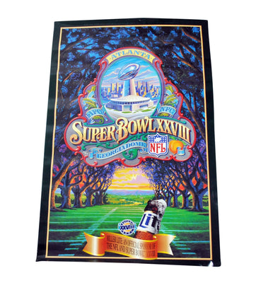 Vintage 1994 Super Bowl XXVIII Poster