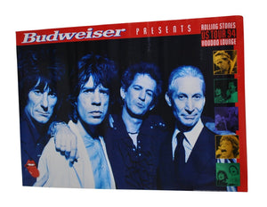 Vintage The Rolling Stones 1994 Budweiser Tour Poster