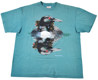 Vintage Ducks Wells, Maine Shirt Size Medium