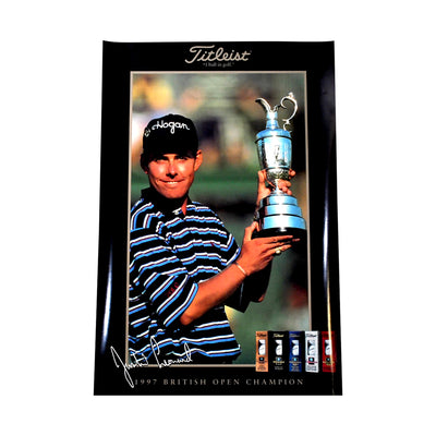 Vintage Titleist Justin Leonard 1997 British Open Champion Poster