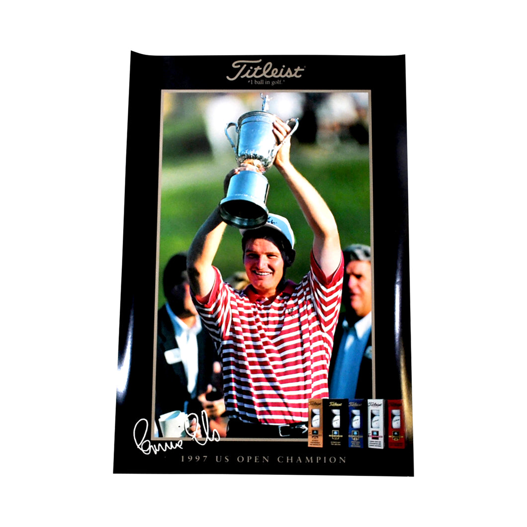 Vintage Titleist Ernie Els 1997 US Open Champion Poster