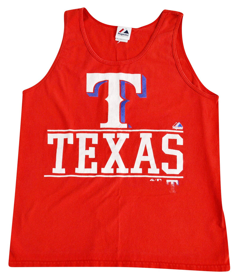 Texas Rangers Jersey Mens Medium Blue SMYBL Shirt