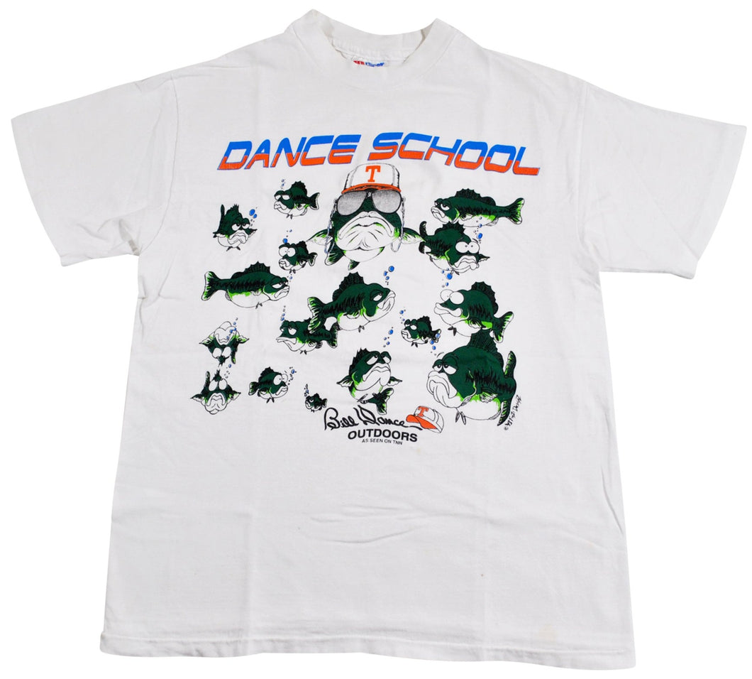 Vintage Tennessee Volunteers Bill Dance 1993 Dance School Shirt Size Medium