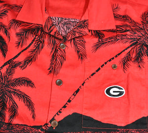 Vintage Georgia Bulldogs Button Shirt Size X-Large