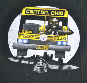 Vintage Jerome Bettis Pittsburgh Steelers Hall of Fame Shirt Size X-Large