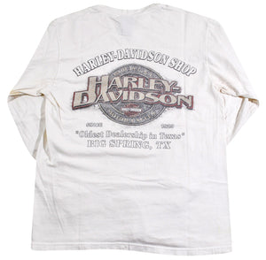 Vintage Harley Davidson Hell on Wheels Big Spring Texas Shirt Size Medium