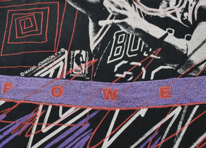 Vintage Chicago Bulls Michael Jordan Magic Johnson All Over Print Shir –  Yesterday's Attic