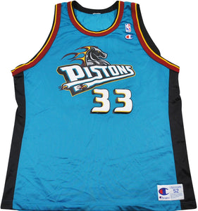 Vintage Grant Hill Detroit Pistons Champion Jersey NWT 90s NBA