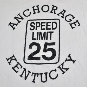 Vintage Anchorage Kentucky 25 Speed Limit Shirt Size Medium