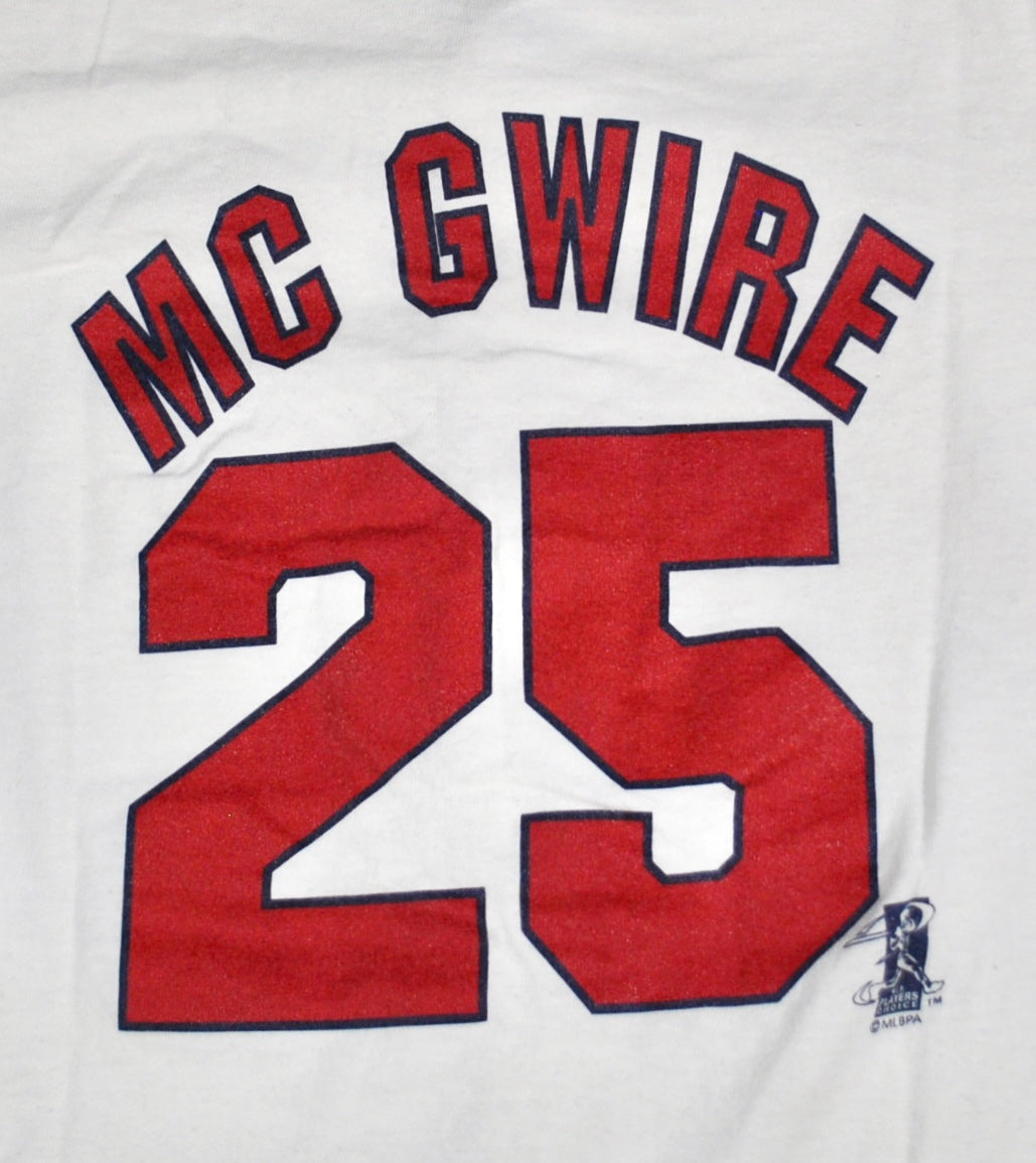 Vintage St Louis Cardinals Mark Mcgwire 25 Jersey MLB 