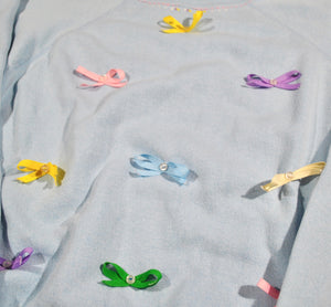 Vintage Ribbon 90s Sweatshirt Size Medium