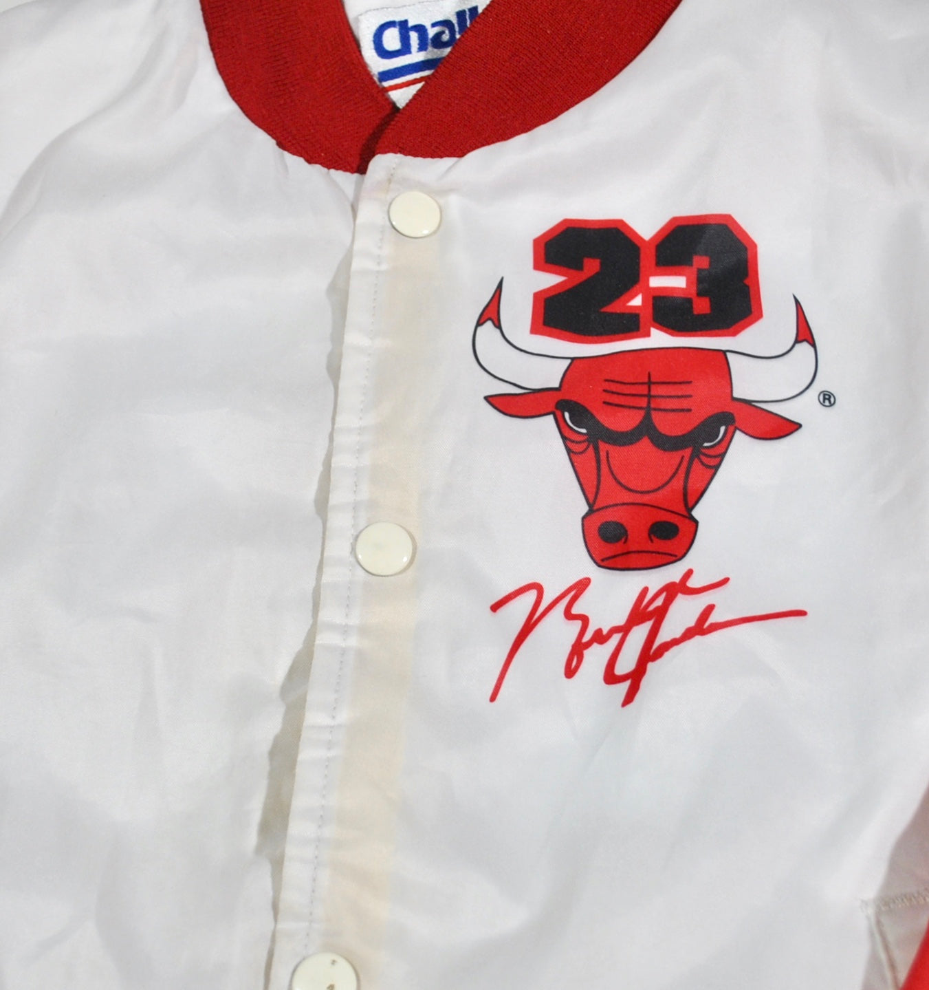 Vintage Starter Chicago Bulls Baseball Jersey Large / XLarge