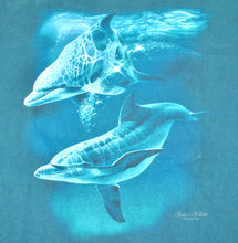 Vintage Dolphins Ocean Shirt Size Large