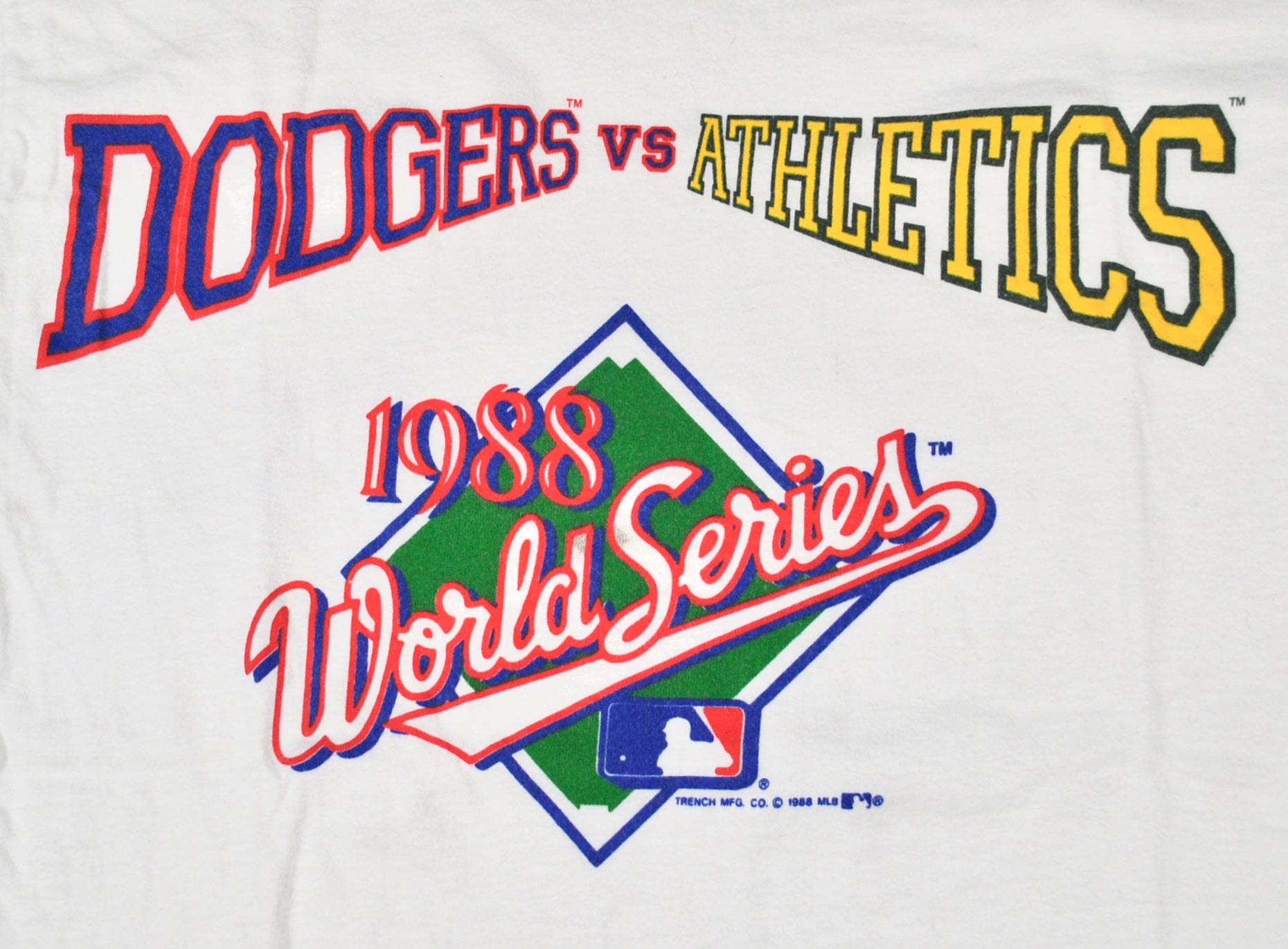 Sports / College Vintage MLB Los Angeles Dodgers World Champions Tee Shirt 1988 Large Made USA