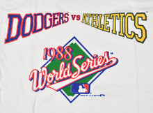 Vintage 1988 World Series Los Angeles Dodgers Oakland Athletics Shirt Size Small